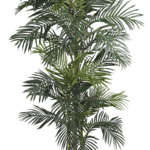 Luxemarrt 6.5ft Artificial Golden Cane Palm Tree with Realistic Trunks and Lifelike Palm Leaves