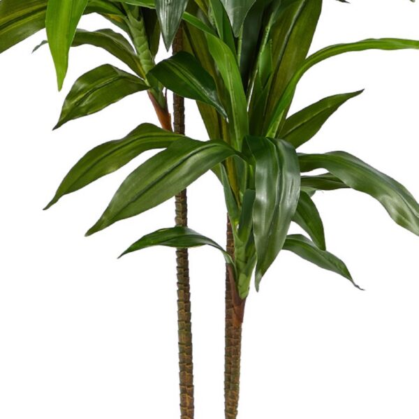 Luxemarrt 48" Dracaena Silk Plant with Real Touch Green Leaves - Image 4