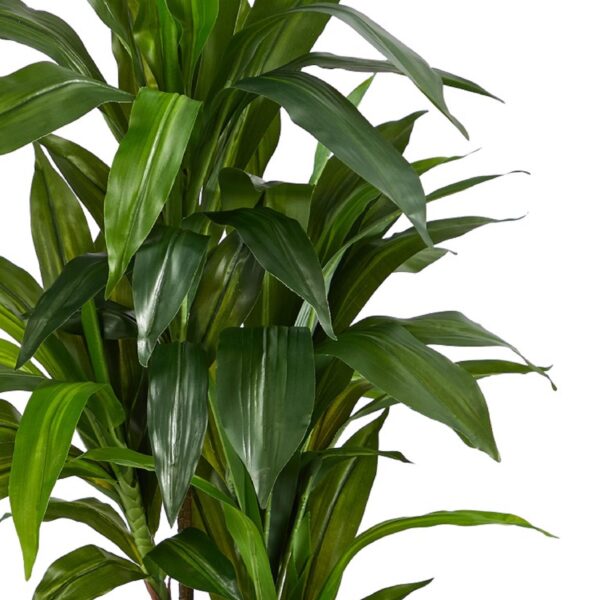 Luxemarrt 48" Dracaena Silk Plant with Real Touch Green Leaves - Image 7