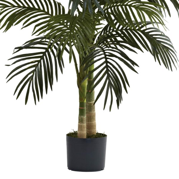 Luxemarrt 4ft Golden Cane Palm Artificial Tree - Image 2